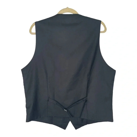 Baebeyond Mens Vest Suit Tuxedo Vest Black Size Large - Picture 2 of 3